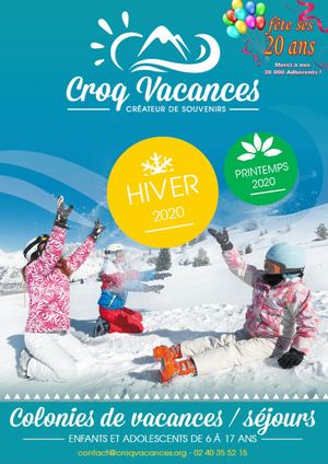 COLONIES HIVER-PRINTEMPS 2020 - CROQ VACANCES