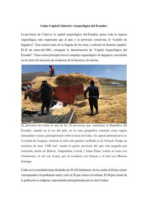 Arquitectura Cañari.