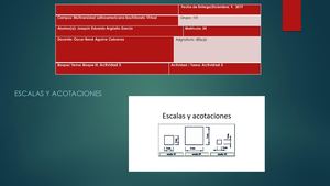 Escalas y Acotaciones