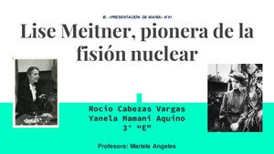 Historieta De Lise Meitner (1)