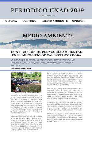 Periódico Ambiental Formato Impreso