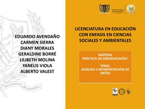 Análisis E Interpretación De Datos