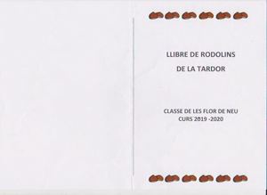 Llibre De Rodolins De La Tardor Classe De Les Flors De Neu Curs 2019 2020