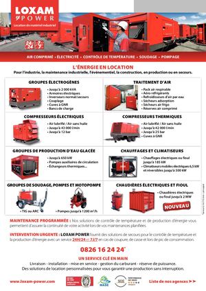 Fiche Activité Loxam Power