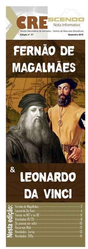 Crescendo 37 (Fernão de Magalhães e Leonardo da Vinci)