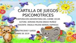 Cartilla De Juegos Psicomotrices