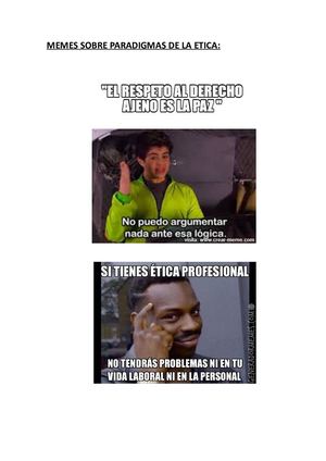 Memes Sobre Etica