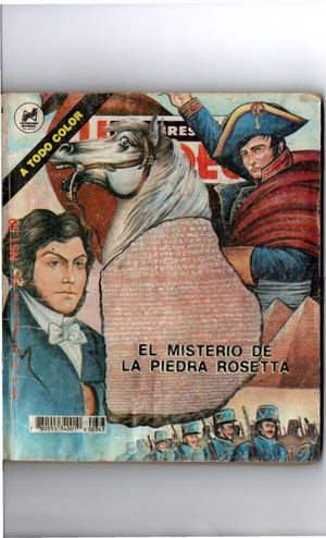 El Misterio De La Piedra Rosetta. Historieta Hombres Y Héroes