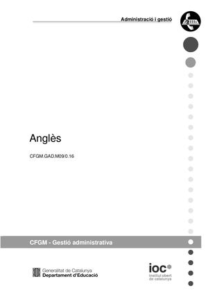 Anglès Cfgm Administració I Gestió