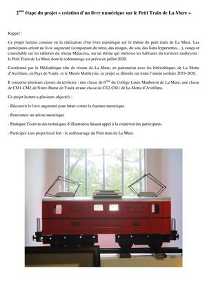 Création Livre Numérique Deuxième Etape