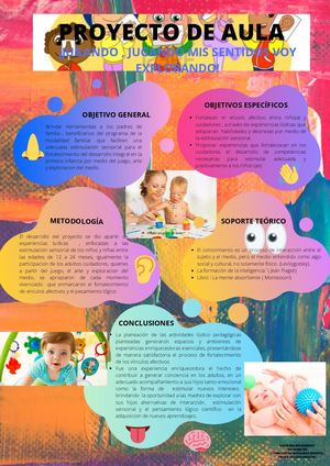 Jugando Jugando Mis Sentidos Voy Explorando