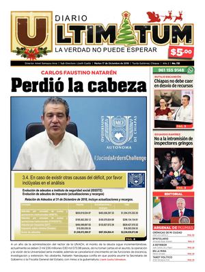 Ultimátum Chiapas, 17 Diciembre 2019