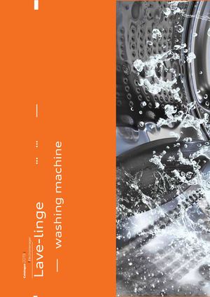 IRIS : CATALOGUE GAMME LAVE LINGE