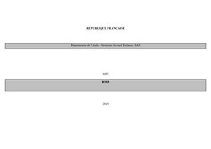 Budget du conseil départemental de l'Aude 2019 - décision modificative n°3 - Structure accueil enfance