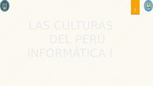 Las Culturas Del Perú