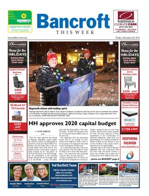 Bancroft This Week December 20, 2019