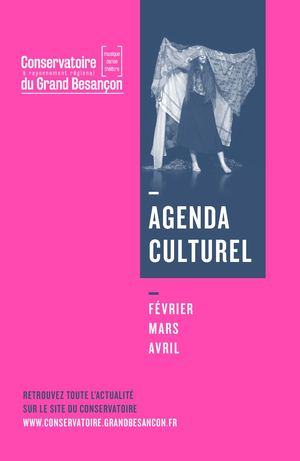 AGENDA CULTUREL FEV / AVRIL 2020 [CRR]