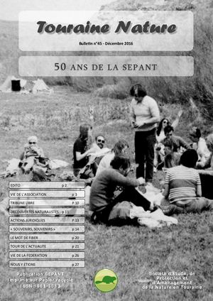 Bulletin n°45 - 50 Ans de la SEPANT