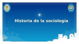 Historia De La Sociologia