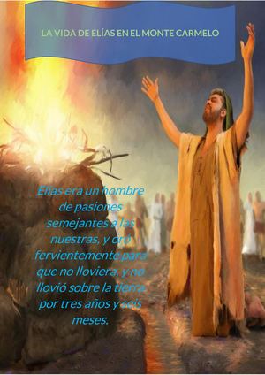 la victoria de elias en el monte carmelo
