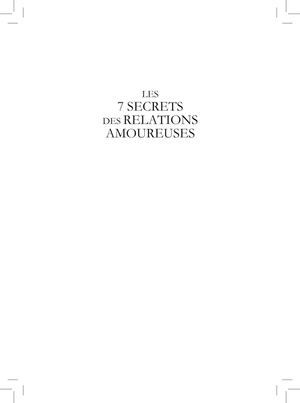 Les sept secrets des relations amoureuses, Heather Ash AMARA, Ruiz Jr DON MIGUEL [Extrait]