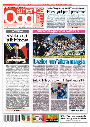 America Oggi 23 Dicembre 2019