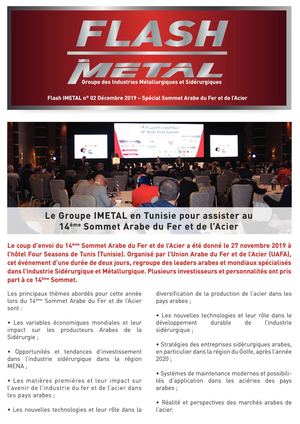 Flash IMETAL Num 02 Spécial Sommet Arabe Du Fer Et De L'acier 2019