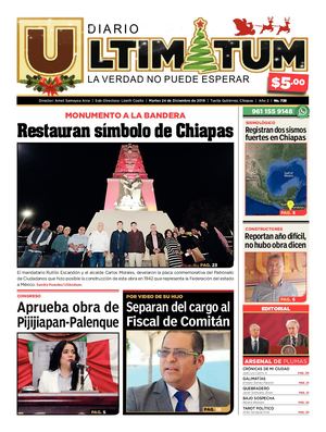 Ultimátum Chiapas, 24 Diciembre 2019