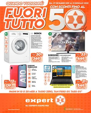 FUORITUTTO con sconti fino al 50%! dal 27 dicembre 2019 al 12 gennaio 2020