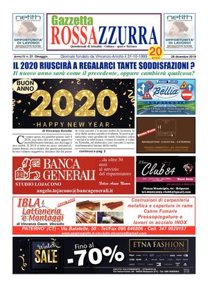 Gazzetta Rossazzurra Anno Iv N 27 Del 28 12 2019