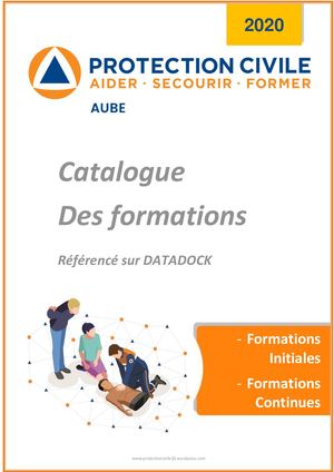 Catalogue des formations 2020