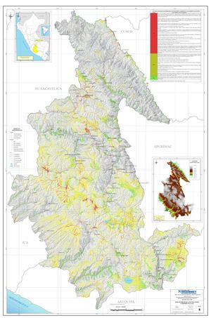 Mapa 8 - Susceptibilidad A Inundaciones Y Erosión Fluvial Ayacucho
