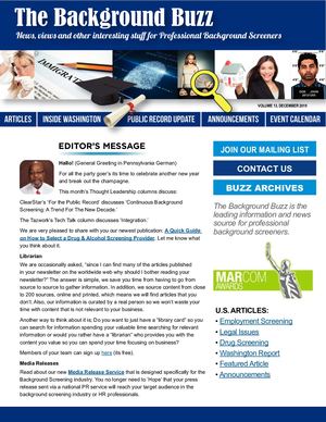 BACKGROUND BUZZ DEC 2019