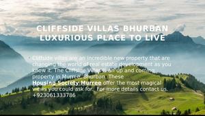 CLIFFSIDE VILLAS BHURBAN LUXURIOUS PLACE TO LIVE