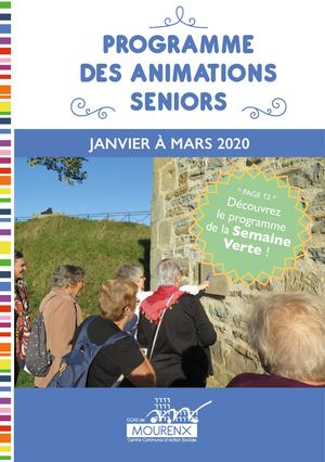 Animations Seniors Mourenx - Hiver 2020