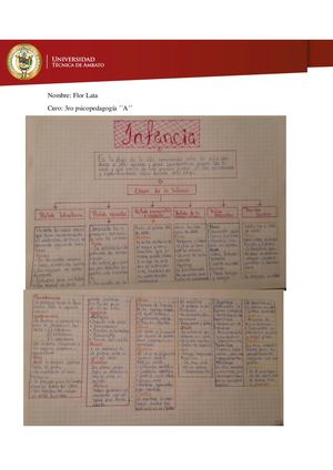 ´Picologia Del Dearrollo Infacia