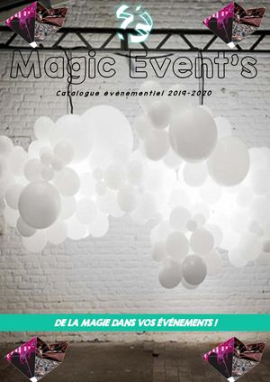 Catalogue évènementiel