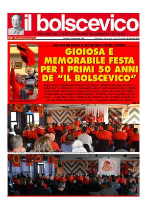Il Bolscevico - 26 décembre 2019