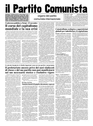il Partito comunista n° 398 (novembre-décembre 2019)