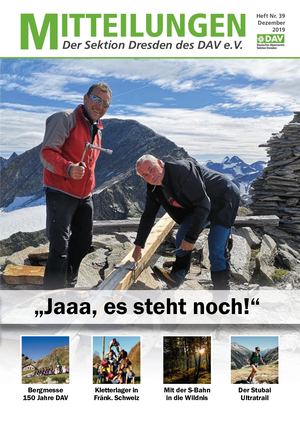 Mitteilungsheft Sektion Dresden Dav 39