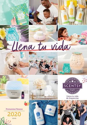 2020 Scentsy Sales Catalogue for Espana/Spain Spring and Summer