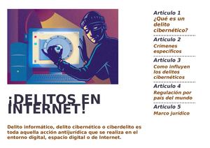 Portada sobre delitos informaticos