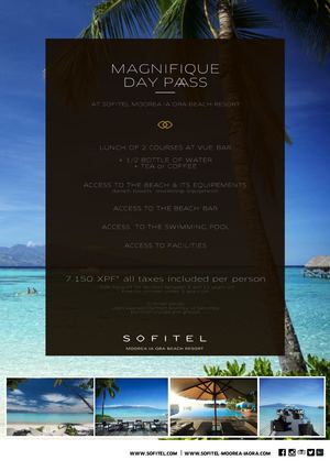 Day Pass Sofitel Moorea 2020