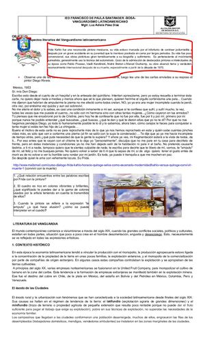 Vanguardismo Latinoamericano Lapd 1