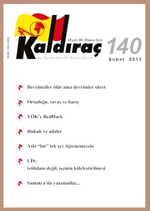 Kaldıraç 140. Sayı Şubat 2013