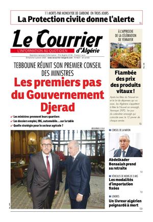 Le Courrier d'Algérie du dimanche 5 janvier 2019