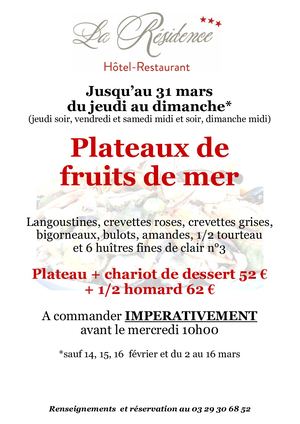 Affiche Fruits De Mer 2020 Pub
