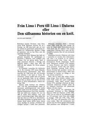 Limasonen Erik Näsman potatisens fader i Dalarna.