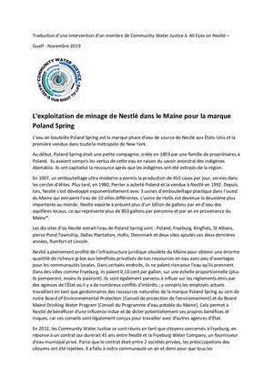 Cwj Minage Poland 2019 Anglais Français