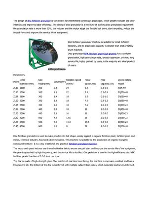 Disc Fertilizer Granulator Pan Pellet Machine